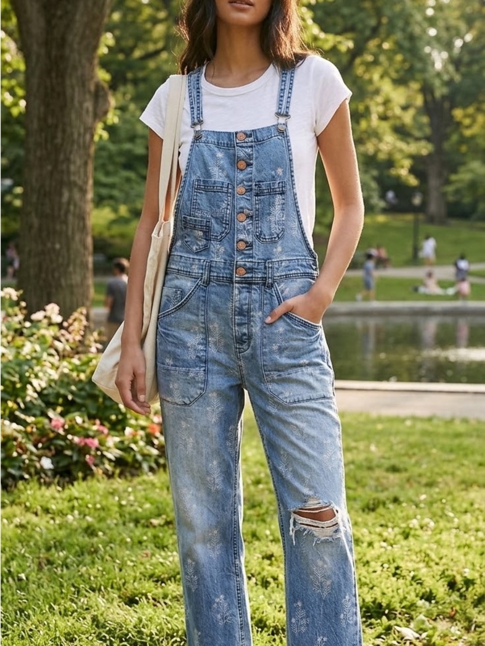 Anthropologie Pilcro & the Letterpress "Painters" Denim Overalls